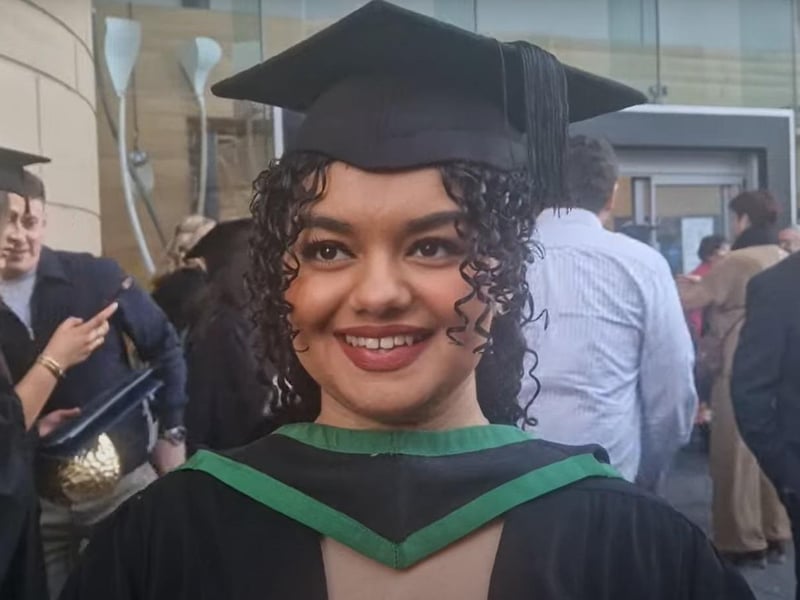 Sorena from Derry, was delighted to say that she had just graduated in Nursing. Describing her journey to graduation, Sorena said: “It was so difficult. I wasn’t so keen on it to start, but my family and friends helped me stick with it. Very difficult, but I tried my best.”