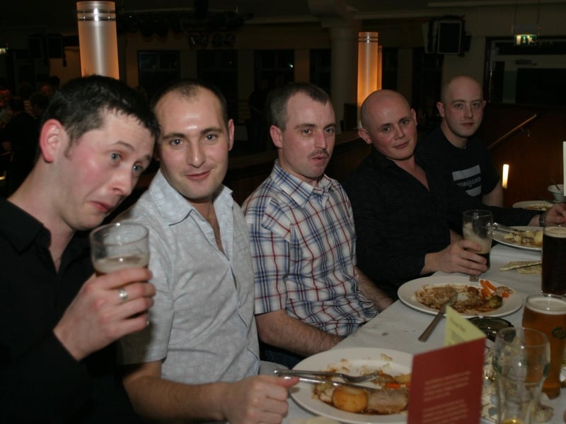 Christmas parties in Derry in December 2003.