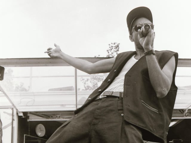 Shaggy performing in Derry in 1993.