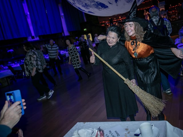 Getting a photo with the Mayor, Grace Ui Niallais at Monday's Halloween Tea Dance.
