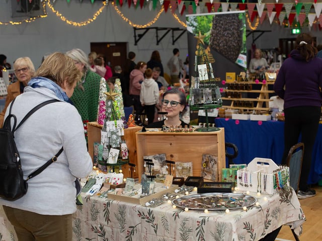 Checking out what's on offer.