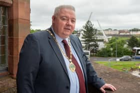 Alderman Darren Guy from the UUP who is the new Deputy Mayor of Derry City and Strabane District Council. Picture Martin McKeown. 03.06.24