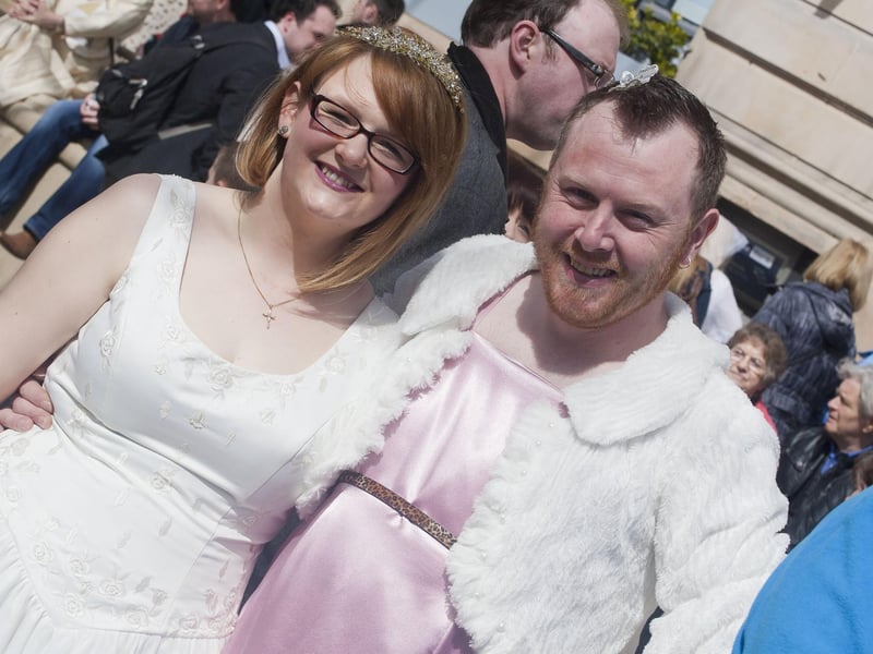 Don't they make lovely brides.....Rosie & William Rodgers. (2804-GMI-04)