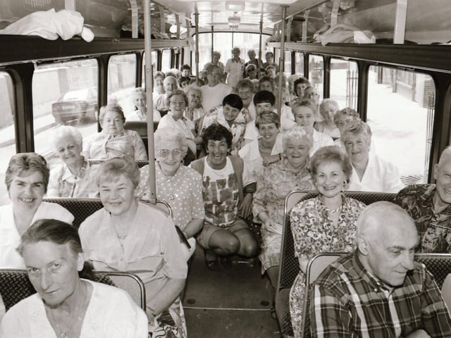 Waterside Senior Citizens Summer Outing 1995.