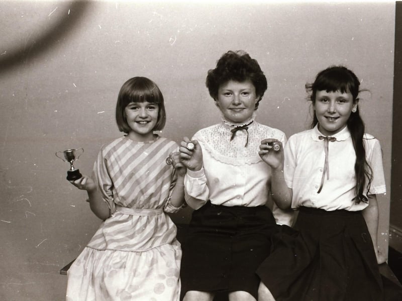 Winners and competitors at Feis Dhoire Cholmcille back in 1984.
