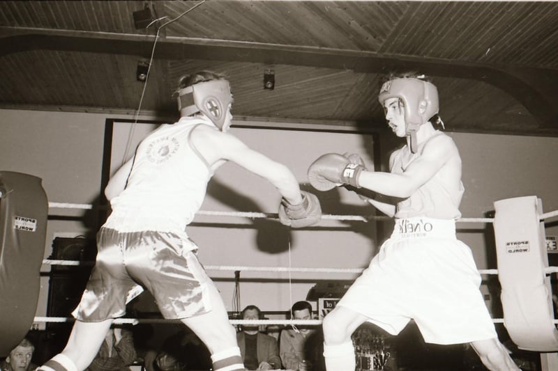 Fairview boxing tournament in the Delacroix back in February 1995.