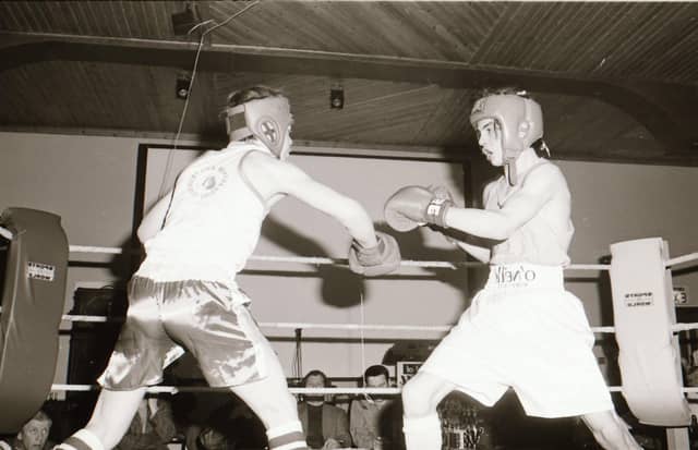 Fairview boxing tournament in the Delacroix back in February 1995.