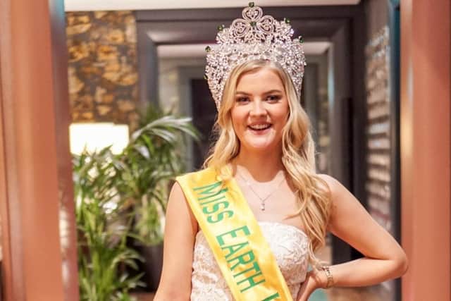 Layla Doherty, the new Miss Earth Ireland 2023.