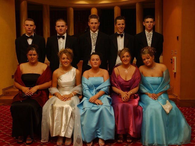 Seated from left, Stieneke Willis, Ciara Cassidy, Aoife McNaught, Colleen Brown, and Rosanna Roddy. Standing from left, Paul McGinty, Stephen Treacy, John Gallagher, Kevin McBride, and PJ Hutton. (2511PG18):.