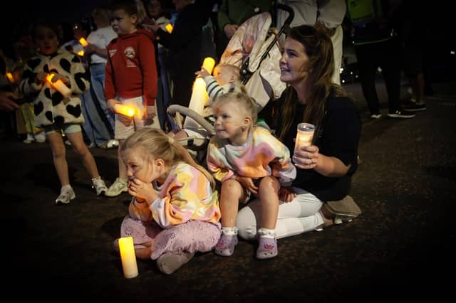A young family enjoying the Solas at Brandywell on Friday night. (Photos: Jim McCafferty Photography) : .