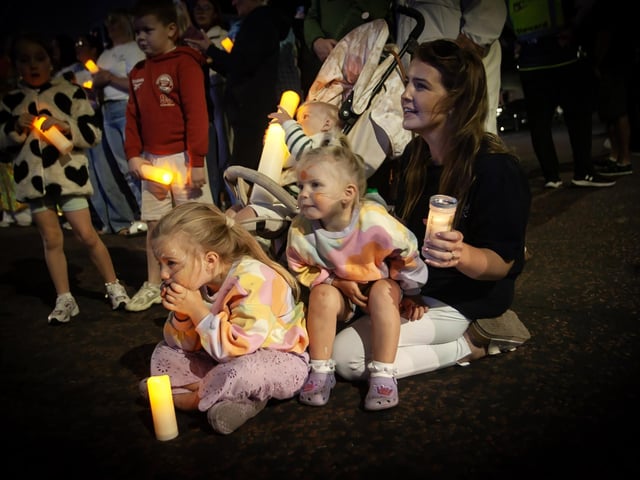 A young family enjoying the Solas at Brandywell on Friday night. (Photos: Jim McCafferty Photography) : .