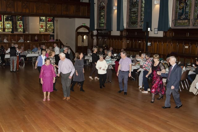 Dancers taking to the floor at the Main Hall, Guildhall for the Mayor’s Tea Dance on Wednesday afternoon.