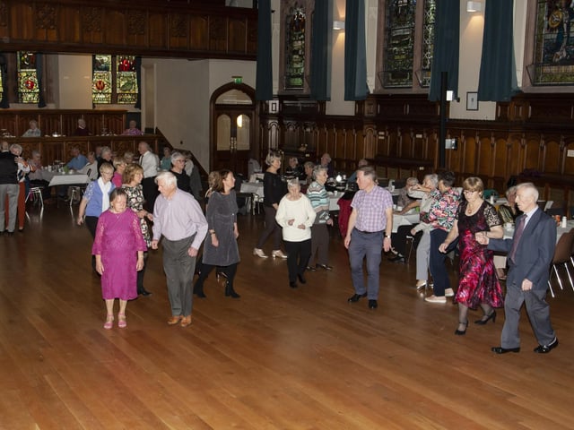 Dancers taking to the floor at the Main Hall, Guildhall for the Mayor’s Tea Dance on Wednesday afternoon.