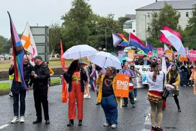 Mayor Lilian Seenoi-Barr led the parade on satuarday