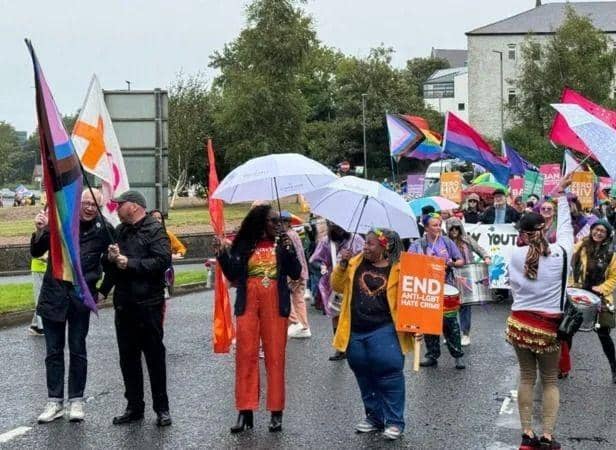 Mayor Lilian Seenoi-Barr led the parade on satuarday