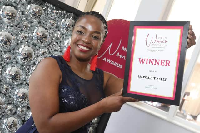 Award winning Plumbridge Fashion Designer Margaret Kelly
