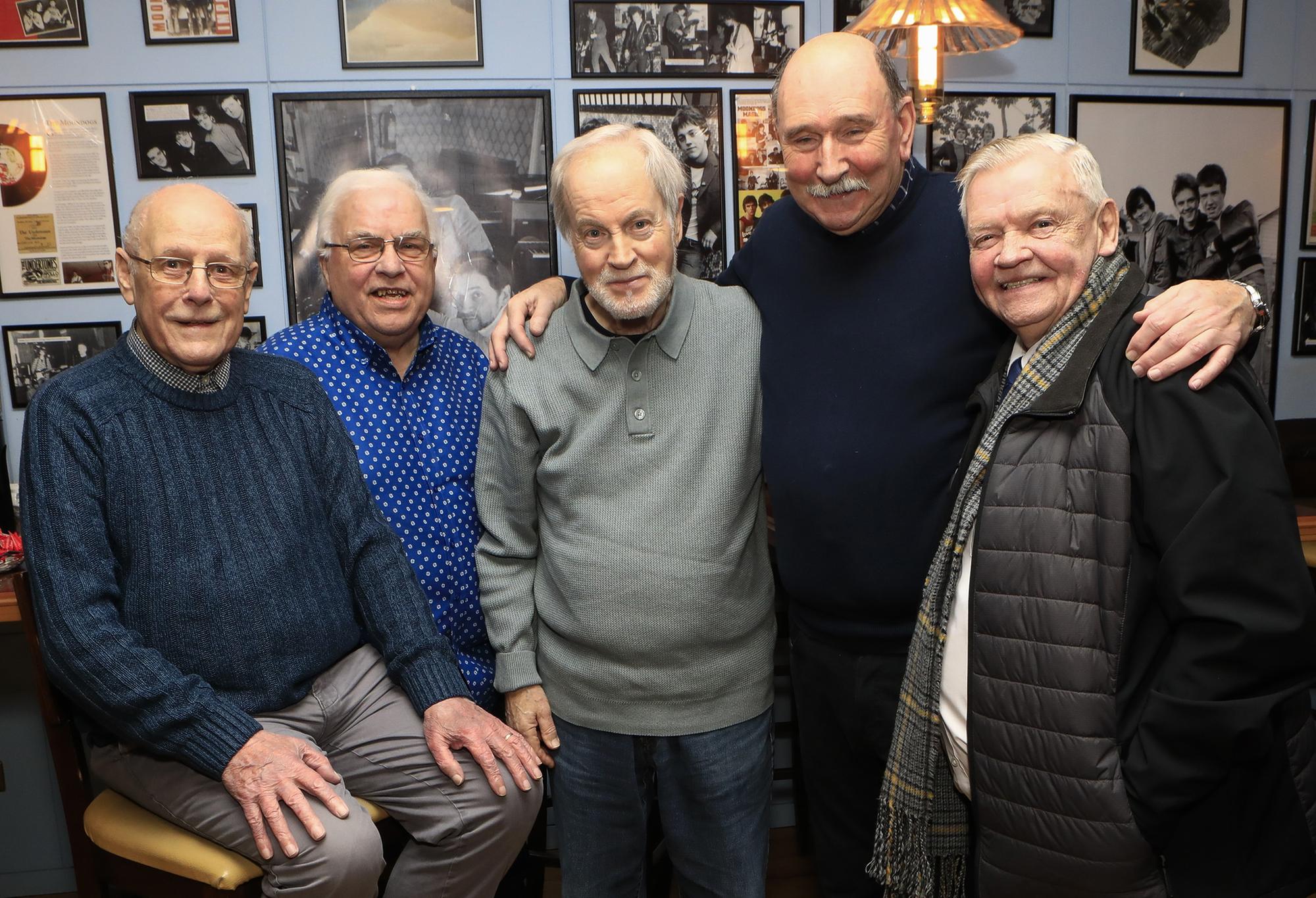 From left, are Brian McGee, Joe McLaughlin, Mervyn Cargill, Johnny Murray, and Harry McGilloway. (Photo - Tom Heaney, nwpresspics)