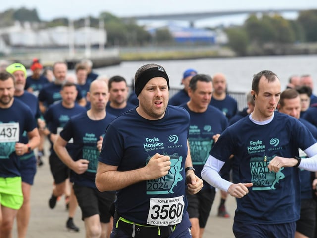 Foyle Hospice Run/Walk participants. Photo: George Sweeney