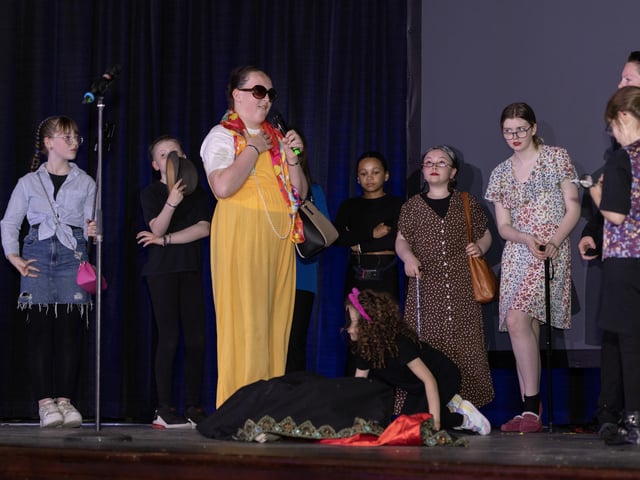 Performers on stage