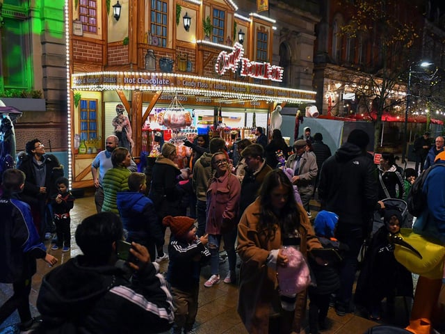 Revellers, performers and early contenders for the best Halloween costume converged on Derry’s city centre on Monday evening for the opening of the 2024 Halloween festivities. Photo: George Sweeney