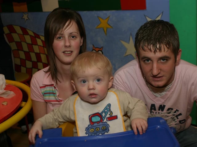 Dillon's birthday surrounded by family.