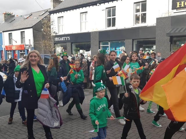 Buncrana St Patrick's Day parade 2023.