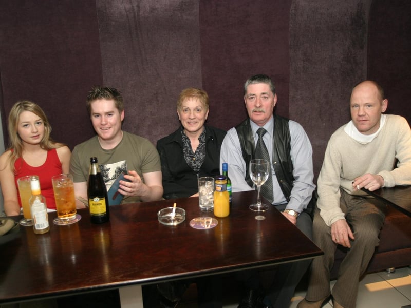 Celebrations at the Bridge House Bar in Claudy back in 2004.