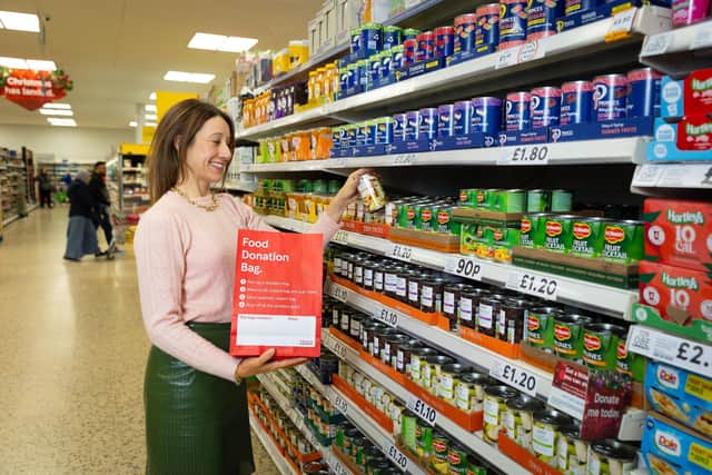 Tesco shoppers in Derry city donated almost 2,000 meals.