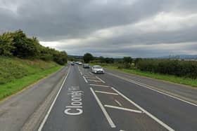 The A2 Clooney Road at Greysteel.