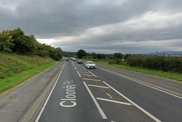 The A2 Clooney Road at Greysteel.