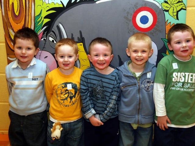 Lennon, Oran, birthday boy Tyler, Ciaran and Connor smile for the camera! 0017JML : Parties and celebrations April 2006: Tyler McMenamin.