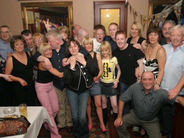 Party celebrations back in April 2004.