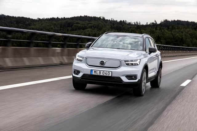 The Volvo XC40 Recharge.
