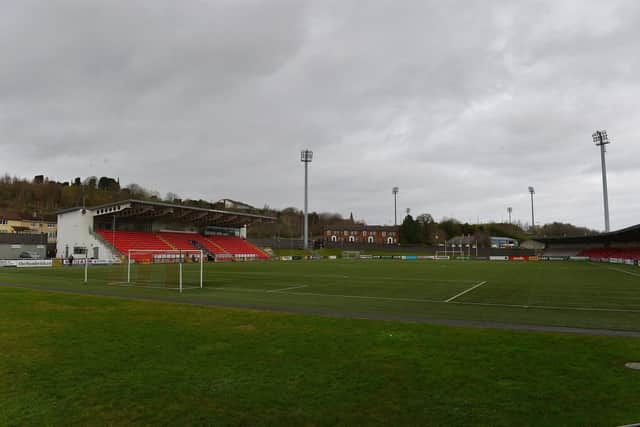 Ryan McBride Brandywell Stadium. Picture: George Sweeney. DER2205GS – 077