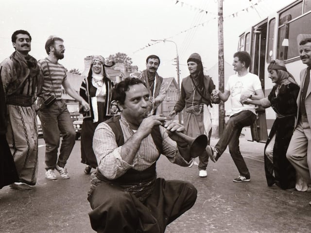 Scenes from festivals in Clonmany, Letterkenny and Derry back in August 1984.