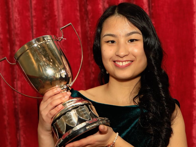 Amélie O'Kelly winner of the Dana Cup at Feis Doire Cholmcille. (Photo - Tom Heaney, nwpresspics) : .