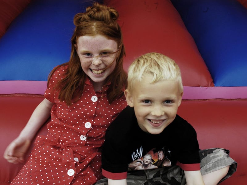 Shelbie eleven and Shane seven pictured celebrating their birthdays at Sean Dolan`s bar.