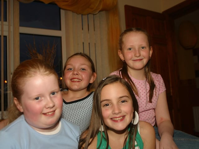 Party celebrations back in April 2004.