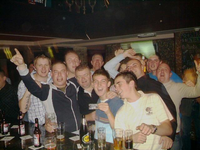 Revellers enjoying a night out in Sugar nightclub in late October, 2005.