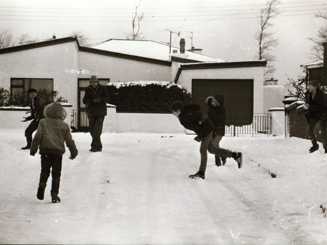 Derry under a blanket of snow in January 1984