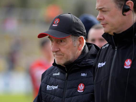 Derry manager Mickey Harte. Photo: George Sweeney