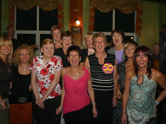 50th birthday of Marie Doherty, with cake!