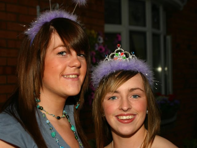 Clare Smith with best friend Megan 7092dd : Parties and celebrations in Derry back in July 2005: Clare Smith.