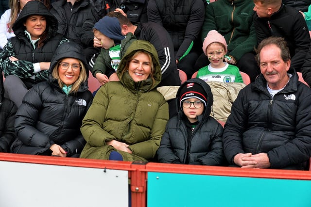 Fans at Celtic Park for the on Sunday afternoon. Photo: George Sweeney