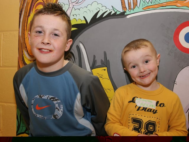 Birthday boy Caolan McBertie in February 2005.