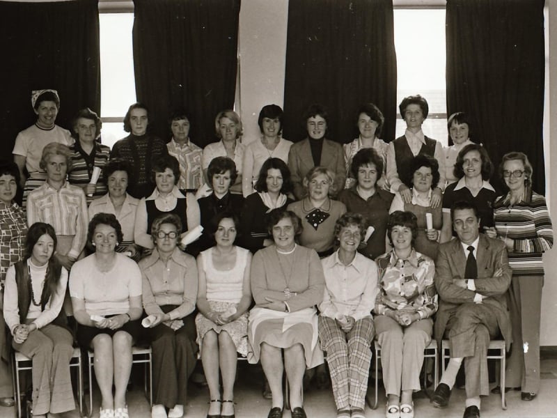 Play School group receive awards at a presentation ceremony in the Technical College.