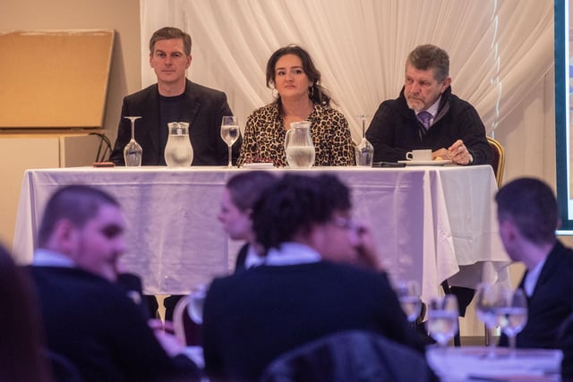 Councillors at Derry City and Strabane District Council’s Good Relations Team Let’s Talk event. Picture Martin McKeown.