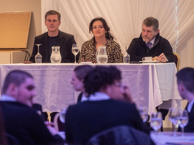 Councillors at Derry City and Strabane District Council’s Good Relations Team Let’s Talk event. Picture Martin McKeown.