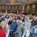 Homeowners pictured at a previous public meeting.