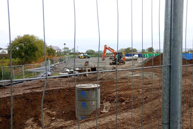 The new LIDL supermarket store site on Station Road in Carndonagh.